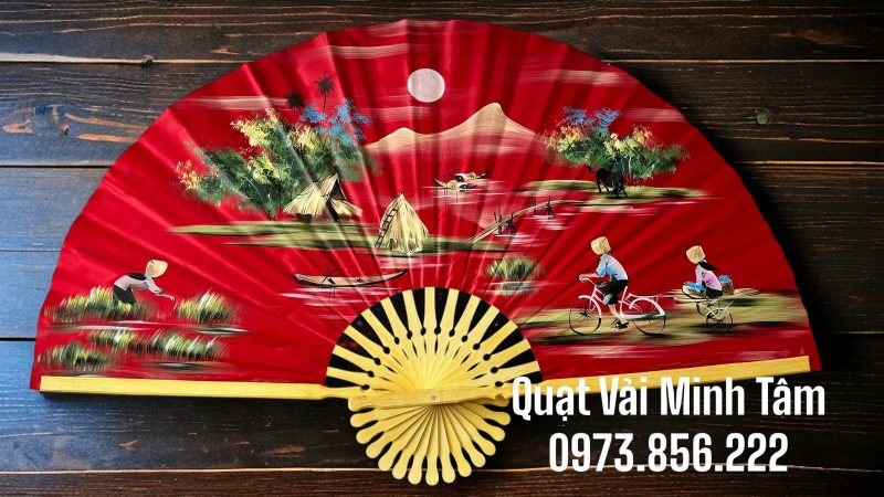 Quat Tranh Phong Canh Treo Tuong