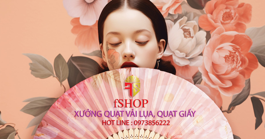 Quạt giấy quạt vải