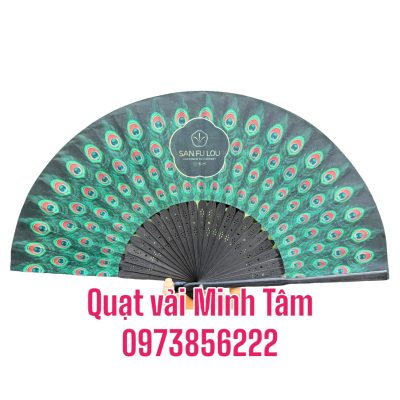 quạt giấy quạt vải